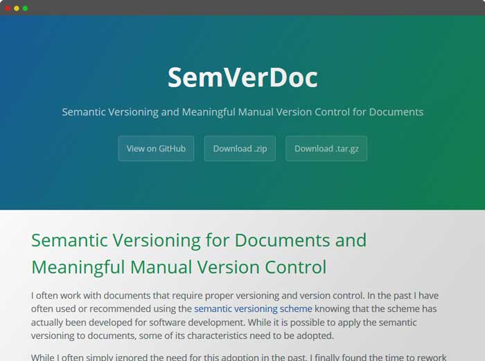 Semantic Versioning and Meaningful Manual Version Control